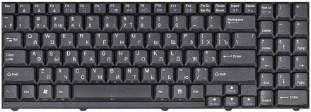 Клавіатура для ноутбука LG (LW60) Black, (Black Frame) RU Совместимость с моделя. . фото 2