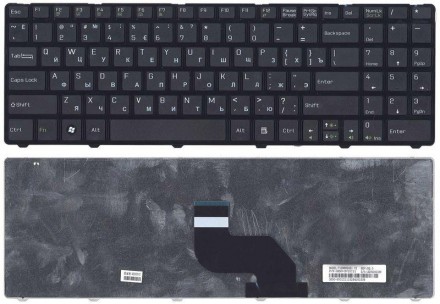 Клавіатура для ноутбука MSI (CR640, CX640) Black, (Black Frame), RU Совместимост. . фото 4