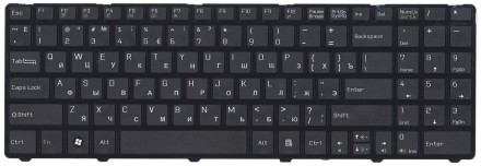 Клавіатура для ноутбука MSI (CR640, CX640) Black, (Black Frame), RU Совместимост. . фото 2