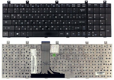 Клавіатура для ноутбука MSI (VR705, GE600, GE603, GT627, GT628, GT640, GT725, GT. . фото 4