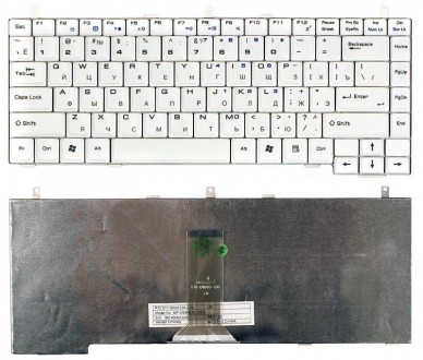 Клавіатура для ноутбука MSI (S420, S425, S430, S450) White, RU Совместимость с м. . фото 4