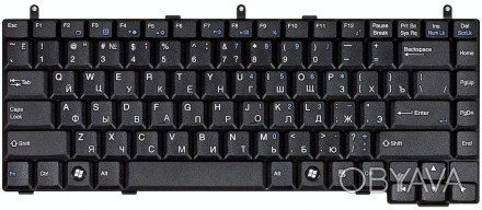 Клавіатура для ноутбука MSI Megabook (VR330X, VR330XB, VR330) Black, RU Совмести. . фото 1