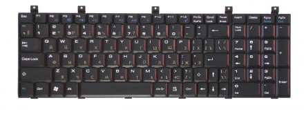 Клавіатура для ноутбука Roverbook Explorer (W700) Black, RU Совместимость с моде. . фото 2