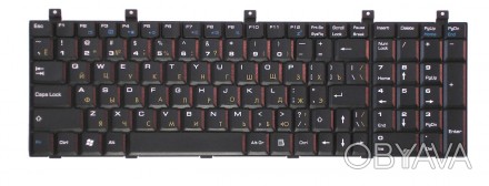 Клавіатура для ноутбука Roverbook Explorer (W700) Black, RU Совместимость с моде. . фото 1