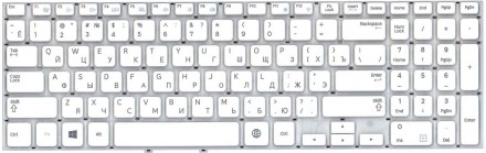 Клавіатура для ноутбука Samsung (355V5C, 350V5C, NP355V5C, NP355V5C-A01) White, . . фото 2