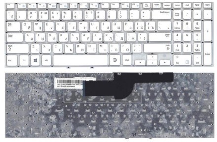 Клавіатура для ноутбука Samsung (355V5C, 350V5C, NP355V5C, NP355V5C-A01) White, . . фото 4