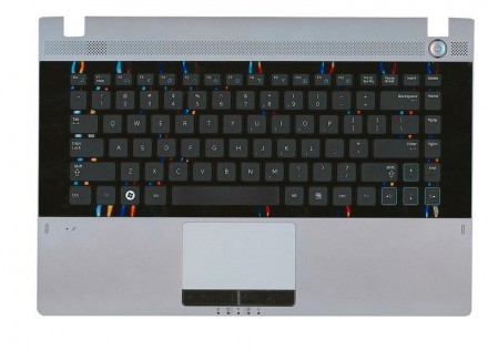 Клавіатура для ноутбука Samsung (RC410) Black, (Black-Gray TopCase), RU Знята з . . фото 3