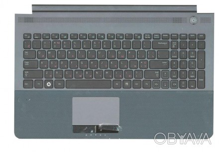 Клавіатура для ноутбука Samsung (RC520) Black, (Gray TopCase), RU Знята з апарат. . фото 1