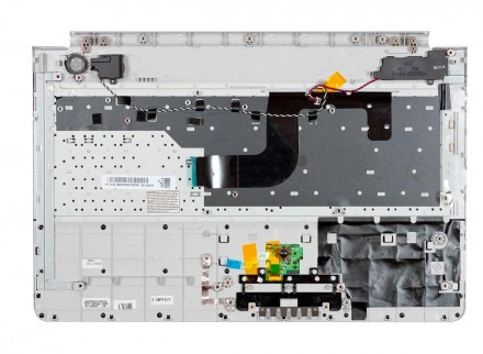 Клавіатура для ноутбука Samsung (RC520) Black, (Silver TopCase), RU Знята з апар. . фото 2