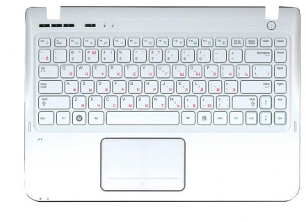 Клавіатура для ноутбука Samsung (SF310) White, (White TopCase), RU Знята з апара. . фото 3