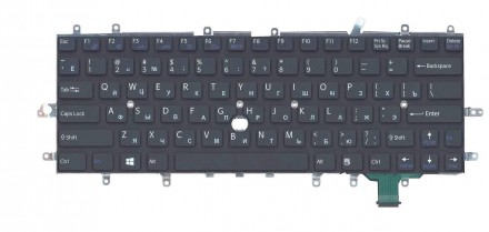 Клавіатура для ноутбука Sony Vaio (SVD11) Black, (No Frame), RU. . фото 2