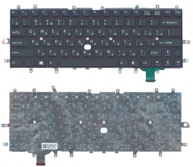 Клавіатура для ноутбука Sony Vaio (SVD11) Black, (No Frame), RU. . фото 4