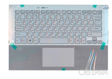 Клавіатура для ноутбука Sony Vaio (SVP11) Silver, (Silver TopCase), RU Знята з а. . фото 1