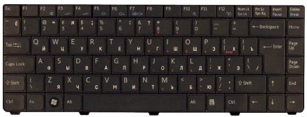 Клавіатура Sony Vaio (VGN-C) Black, RU. . фото 2