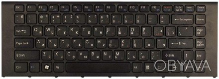 Клавіатура для ноутбука Sony Vaio (VPC-EA) Black, (Black Frame) RU Совместимость. . фото 1