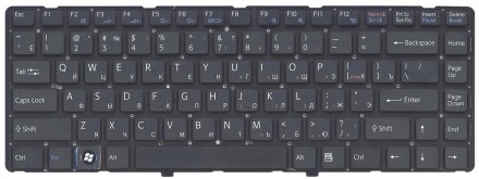 Клавіатура для ноутбука Sony Vaio (VPC-EA) Black, (No Frame) UA. . фото 2