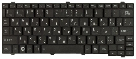 Клавіатура для ноутбука Toshiba Portege (T110) Black, RU Совместимость с моделям. . фото 2