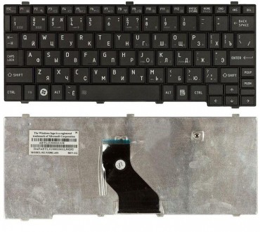 Клавіатура для ноутбука Toshiba Portege (T110) Black, RU Совместимость с моделям. . фото 4