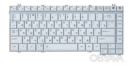 Клавіатура для Toshiba Qosmio (F20, F25, F30, G20, G25, G30, G35) White, RU. . фото 1