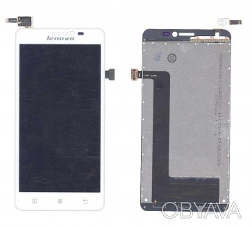 Матриця з тачскріном (модуль) для Lenovo IdeaPhone S850 білий. . фото 1