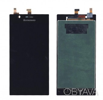 Матриця з тачскріном (модуль) для Lenovo K900 чорний. . фото 1
