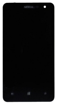 Матриця з тачскріном (модуль) для Nokia Lumia 625 чорний. . фото 2