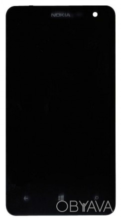 Матриця з тачскріном (модуль) для Nokia Lumia 625 чорний. . фото 1