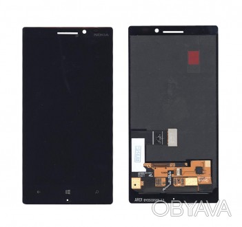 Матриця з тачскріном (модуль) для Nokia Lumia 930 чорний. . фото 1