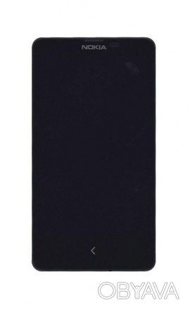 Матриця з тачскріном (модуль) для Nokia X RM-980 (з розмкою) чорний. . фото 1