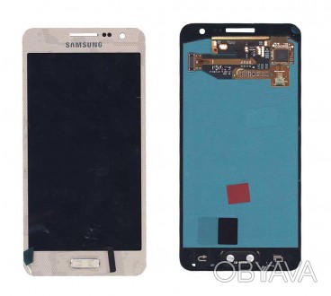 Матриця з тачскріном (модуль) для Samsung Galaxy A3 SM-A300F золотистий. . фото 1