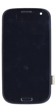 Матриця з тачскріном (модуль) для Samsung Galaxy S3 GT-I9300 чорний з рамкою. . фото 2