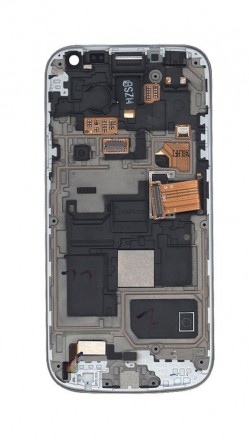 Матриця з тачскріном (модуль) Samsung Galaxy S4 mini GT-I9190 білий з рамкою. . фото 2