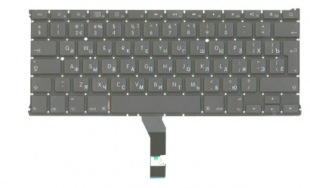 Клавіатура для ноутбука Apple MacBook Air 2010+ (A1369) Black, (No Frame), RU (в. . фото 2