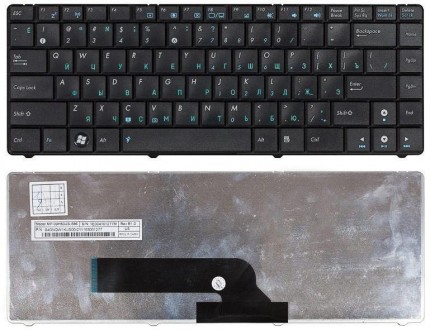 Клавіатура для ноутбука Asus (K40, K40AB) Совместимость с моделями0KN0-CX1RU010K. . фото 4