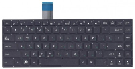 Клавіатура для ноутбука Asus (K46, K46C) Black, (No Frame) RU Совместимость с мо. . фото 2
