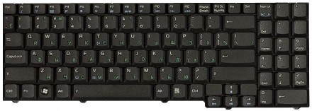 Клавіатура для ноутбука Asus (M50, M70, X70, X71, G50) Black, RU Совместимость с. . фото 2