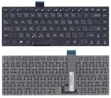 Клавіатура для ноутбука Asus VivoBook (S400CA, S451, S401) Black, (No Frame), RU. . фото 4