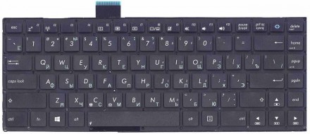 Клавіатура для ноутбука Asus VivoBook (X402) Black, (No Frame), RU Совместимость. . фото 2
