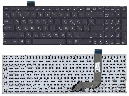Клавіатура для ноутбука Asus X542, A542, K542 Black (No Frame) UA Совместимость . . фото 1