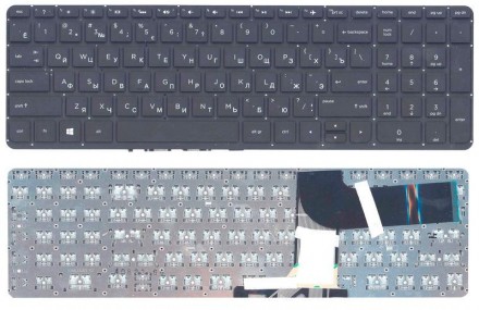Клавіатура для ноутбука HP Pavilion (15-P), Black, (No Frame), RU. . фото 4