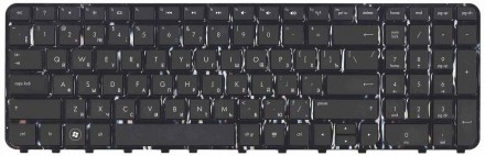 Клавіатура для ноутбука HP Pavilion (M6-1000), Black (Black Frame) RU. . фото 2