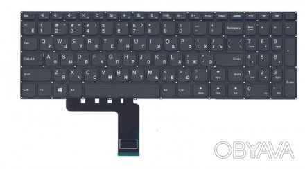 Клавіатура для ноутбука Lenovo IdeaPad (110-15IBR) Black, (No Frame), RU Совмест. . фото 1