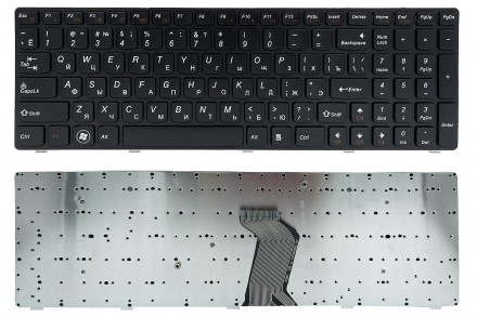 Клавиатура для Lenovo IdeaPad Y570 Y570A черная High Copy. Харьков. фото 1 Клавиатура для Lenovo IdeaPad Y570 Y570A черная High Copy. Харьков. фото 1
