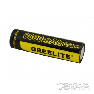 
Батарейка BATTERY 18650 Black GreeliteЛитиевые Li-Ion аккумуляторы формата 1865. . фото 1