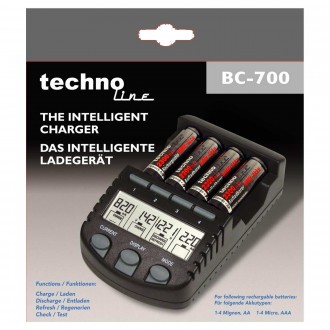 Інтелектуальний мікропроцесорний зарядний пристрій Technoline BC700 - європейськ. . фото 4