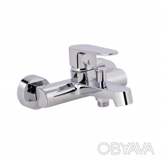 Змішувач для ванни Qtap Vranov 3018104GC виготовлений з міцної і зносостійкого л. . фото 1