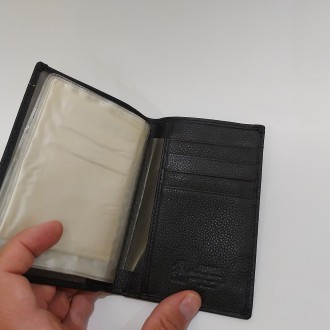  Чорний стильний і зручний чоловічий гаманець. Розміри 13*9*1 см. Спеціальні кле. . фото 5