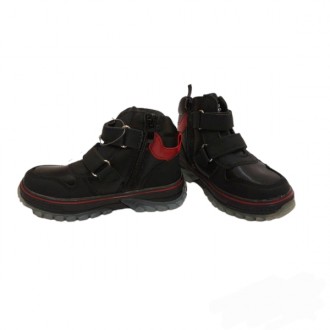 Ботинки для мальчика черного цвета демисезонные или для теплой зимы. Модный, сти. . фото 12