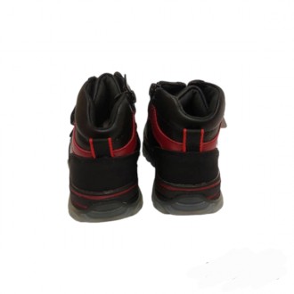 Ботинки для мальчика черного цвета демисезонные или для теплой зимы. Модный, сти. . фото 13