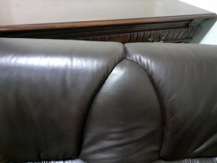 Предлагаю двойной кожаный диван на дубовом каркасе.Германия. Каркас из натуральн. . фото 6